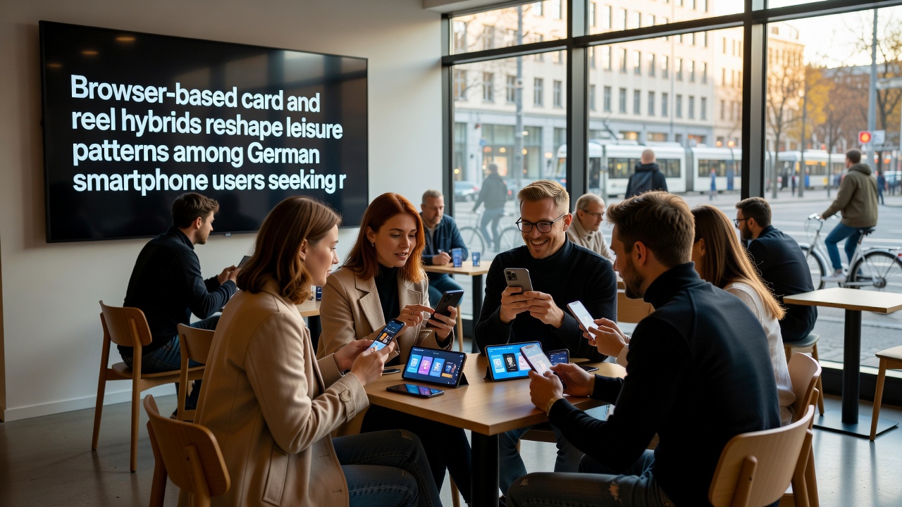 Smartphone-Nutzer bei der Nutzung von browserbasierten Hybridspielen in Deutschland