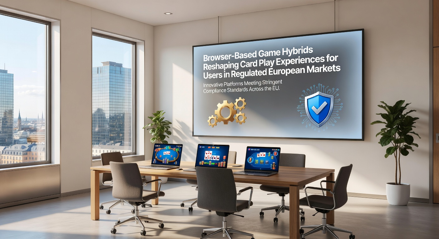 Nutzer interagieren mit hybriden Kartenspielen über Browser in einem regulierten europäischen Umfeld