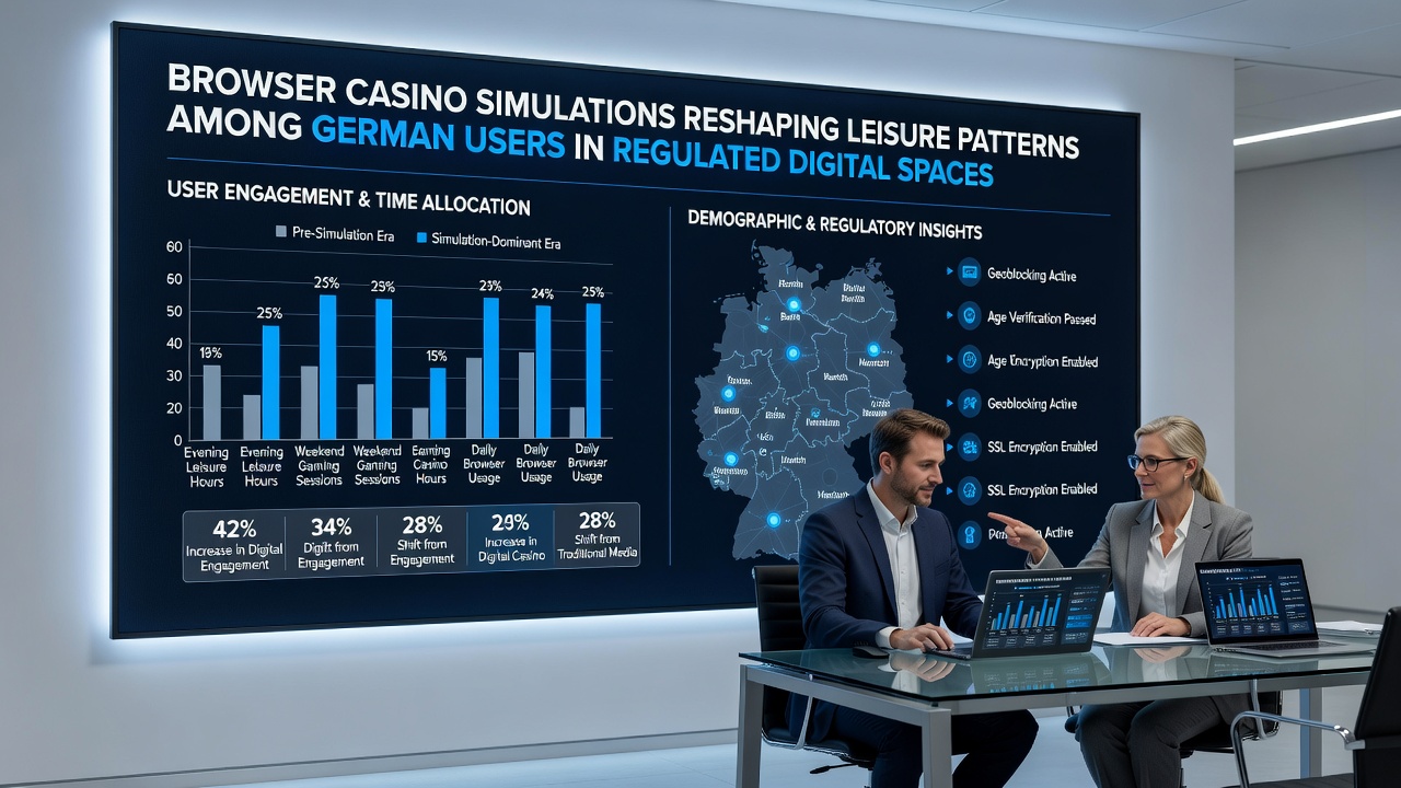 Deutsche Nutzer bei browserbasierten Casino-Simulationen in regulierten digitalen Räumen