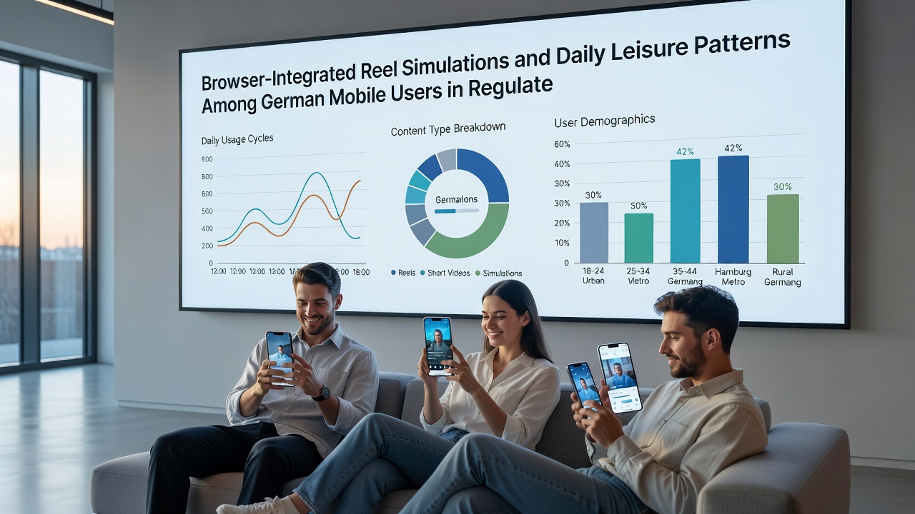 Statistische Übersicht zu Nutzungszeiten und Geräteverteilung bei browserintegrierten Simulationen in Deutschland
