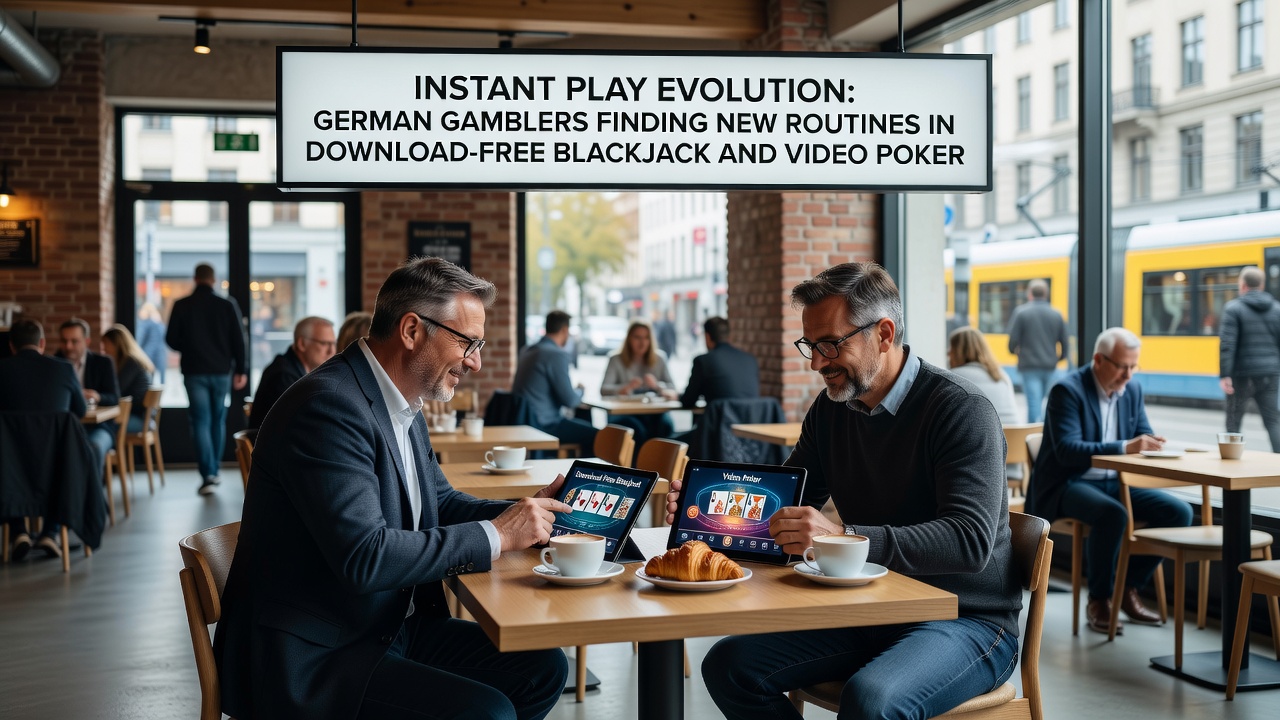 Deutsche Nutzer bei Video-Poker-Sessions auf instant-play-Plattformen