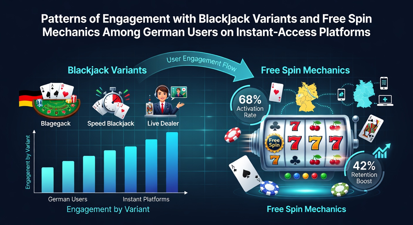 Darstellung von Blackjack-Varianten mit Free-Spin-Elementen auf Instant-Zugriffs-Plattformen in Deutschland